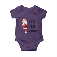 67 Six Seven Santa Christmas Meme Baby Onesie I Saw That - Wonder Print Shop
