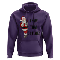 67 Six Seven Santa Christmas Meme Hoodie I Saw That - Wonder Print Shop