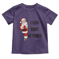 67 Six Seven Santa Christmas Meme Toddler T Shirt I Saw That - Wonder Print Shop