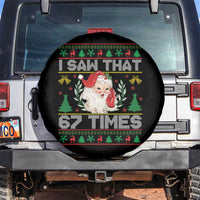 Funny Santa Christmas Spare Tire Cover I Saw That 67 Times - Wonder Print Shop