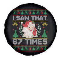 Funny Santa Christmas Spare Tire Cover I Saw That 67 Times - Wonder Print Shop