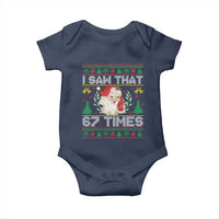 Funny Santa Christmas Baby Onesie I Saw That 67 Times - Wonder Print Shop