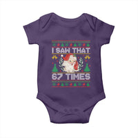 Funny Santa Christmas Baby Onesie I Saw That 67 Times - Wonder Print Shop