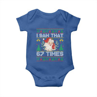 Funny Santa Christmas Baby Onesie I Saw That 67 Times - Wonder Print Shop