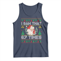 Funny Santa Christmas Tank Top I Saw That 67 Times - Wonder Print Shop