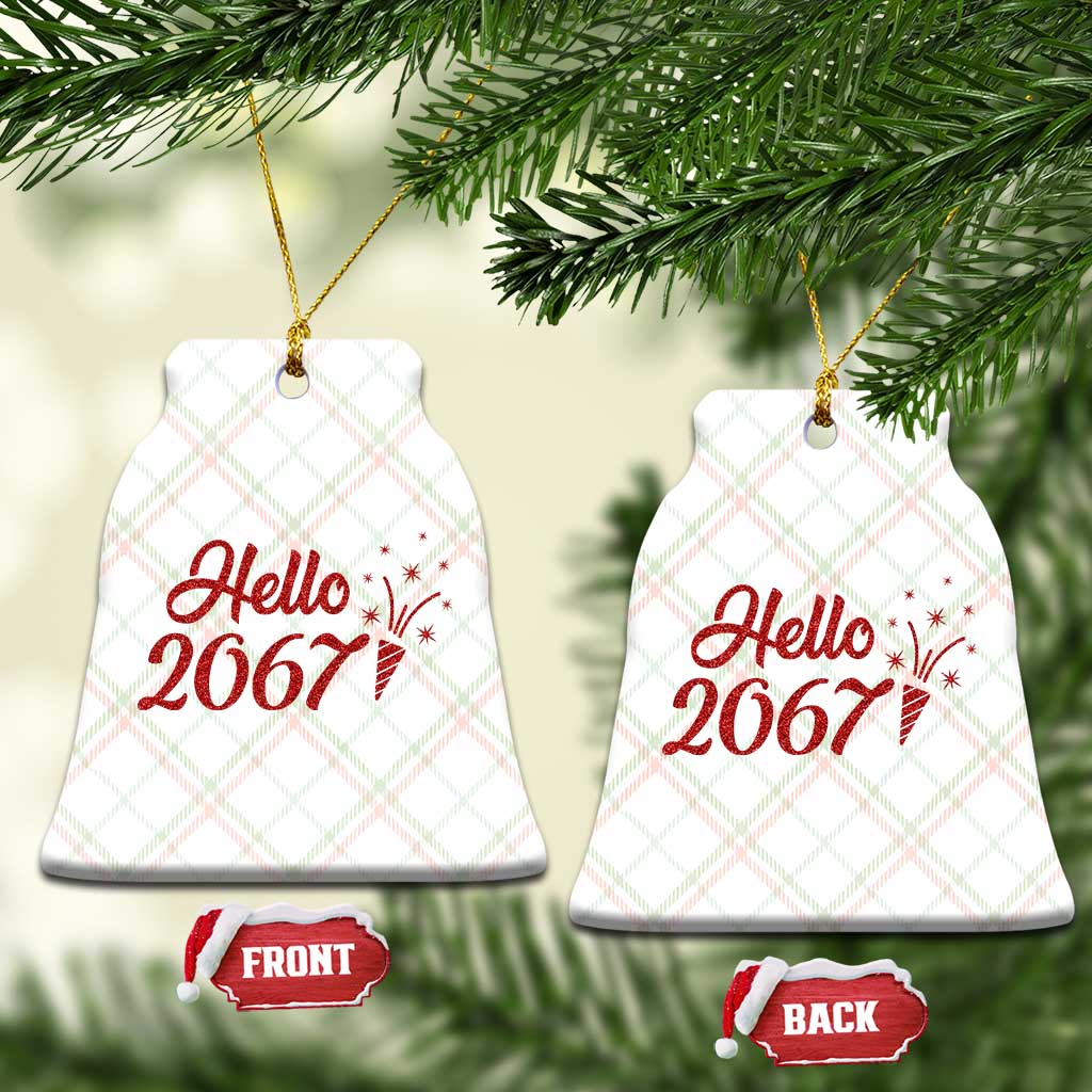 67 Six Seven Meme Ceramic Ornament New Year 2026 - Wonder Print Shop