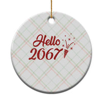 67 Six Seven Meme Ceramic Ornament New Year 2026 - Wonder Print Shop