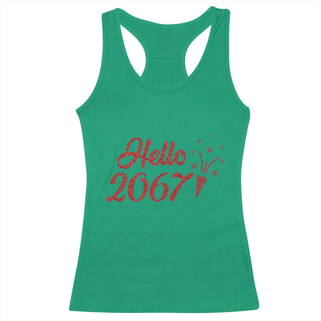 67 Six Seven Meme Racerback Tank Top New Year 2026 - Wonder Print Shop