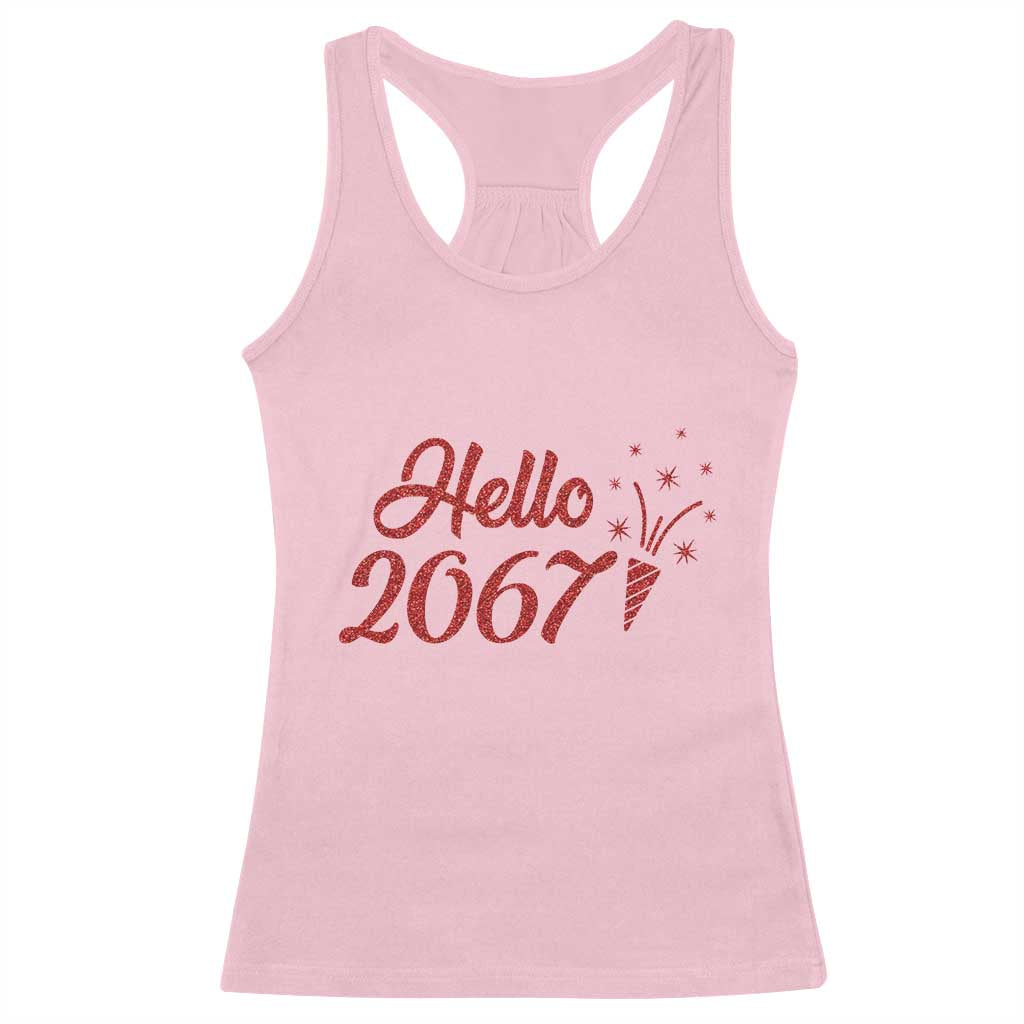 67 Six Seven Meme Racerback Tank Top New Year 2026 - Wonder Print Shop