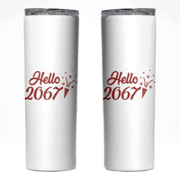 67 Six Seven Meme Skinny Tumbler New Year 2026 - Wonder Print Shop