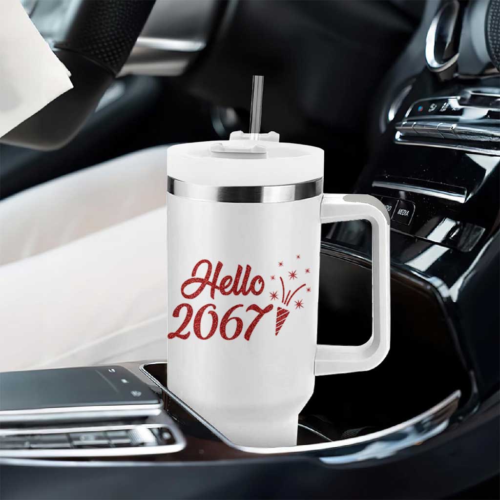 67 Six Seven Meme Tumbler With Handle New Year 2026 - Wonder Print Shop