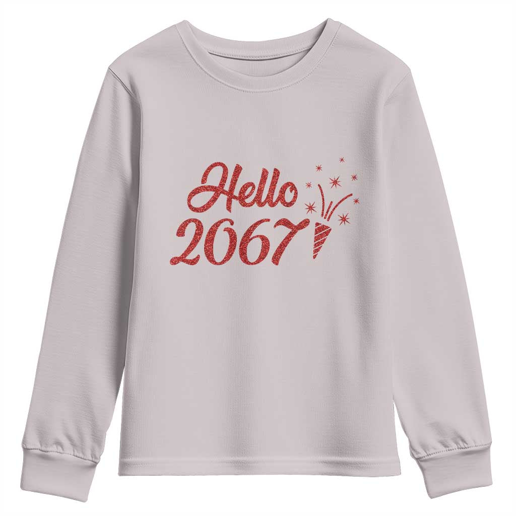 67 Six Seven Meme Youth Sweatshirt New Year 2026 - Wonder Print Shop