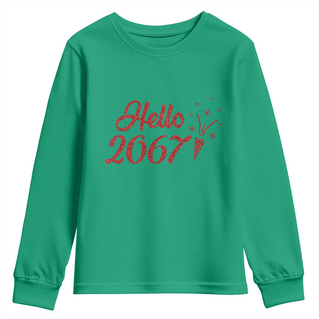 67 Six Seven Meme Youth Sweatshirt New Year 2026 - Wonder Print Shop
