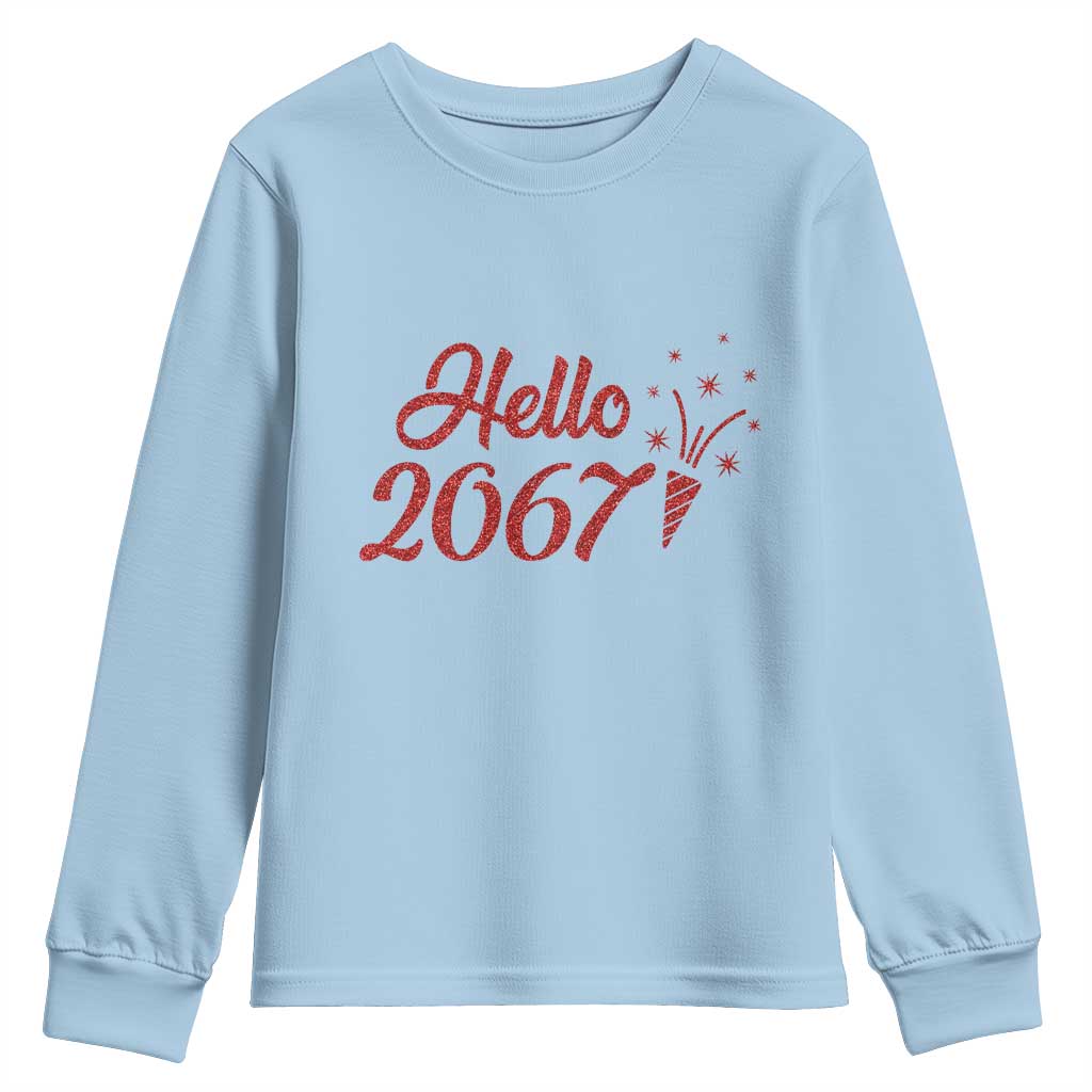 67 Six Seven Meme Youth Sweatshirt New Year 2026 - Wonder Print Shop