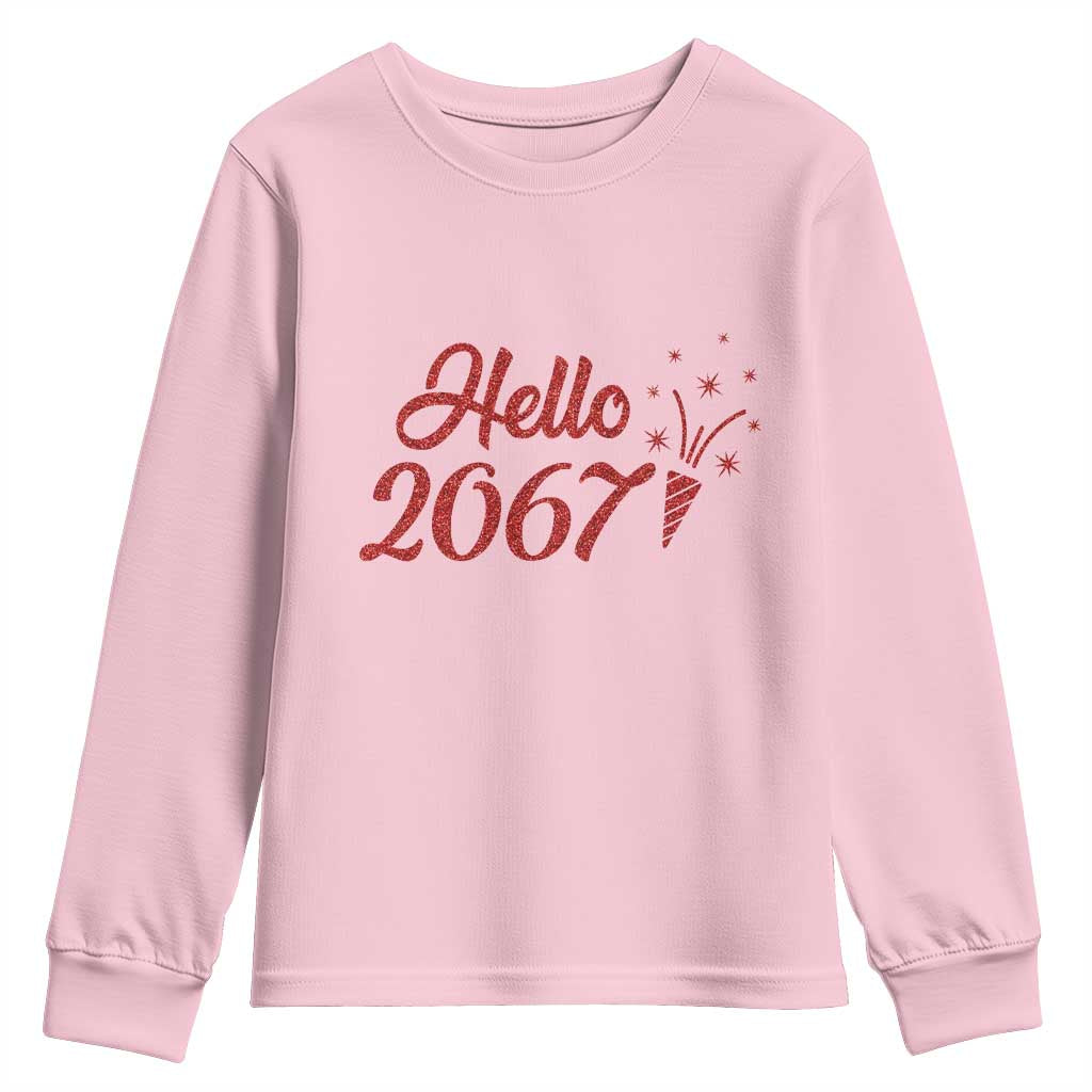 67 Six Seven Meme Youth Sweatshirt New Year 2026 - Wonder Print Shop