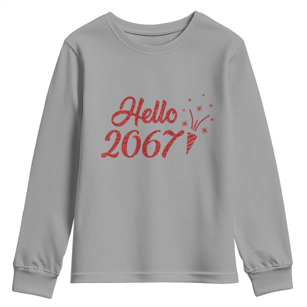 67 Six Seven Meme Youth Sweatshirt New Year 2026 - Wonder Print Shop