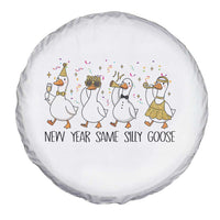 Silly Goose New Years 2026 Spare Tire Cover Cute Goose Party Holiday - Wonder Print Shop