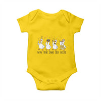 Silly Goose New Years 2026 Baby Onesie Cute Goose Party Holiday - Wonder Print Shop