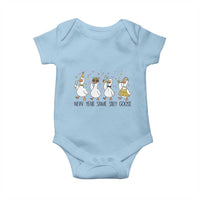 Silly Goose New Years 2026 Baby Onesie Cute Goose Party Holiday - Wonder Print Shop