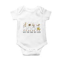 Silly Goose New Years 2026 Baby Onesie Cute Goose Party Holiday - Wonder Print Shop