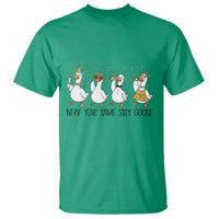 Silly Goose New Years 2026 T Shirt Cute Goose Party Holiday - Wonder Print Shop