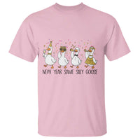 Silly Goose New Years 2026 T Shirt Cute Goose Party Holiday - Wonder Print Shop