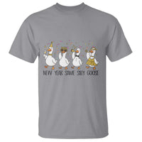 Silly Goose New Years 2026 T Shirt Cute Goose Party Holiday - Wonder Print Shop