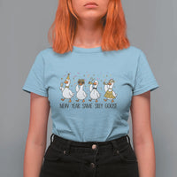Silly Goose New Years 2026 T Shirt For Women Cute Goose Party Holiday - Wonder Print Shop