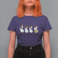 Silly Goose New Years 2026 T Shirt For Women Cute Goose Party Holiday - Wonder Print Shop