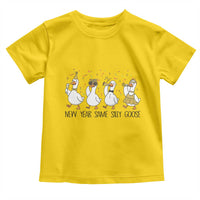 Silly Goose New Years 2026 Toddler T Shirt Cute Goose Party Holiday - Wonder Print Shop