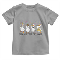 Silly Goose New Years 2026 Toddler T Shirt Cute Goose Party Holiday - Wonder Print Shop