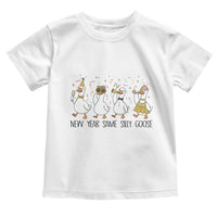 Silly Goose New Years 2026 Toddler T Shirt Cute Goose Party Holiday - Wonder Print Shop