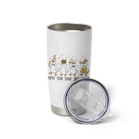 Silly Goose New Years 2026 Tumbler Cup Cute Goose Party Holiday - Wonder Print Shop
