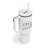 Silly Goose New Years 2026 Tumbler With Handle Cute Goose Party Holiday - Wonder Print Shop