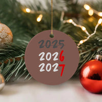 67 Six Seven Meme Ceramic Ornament New Year 2026 Gen Alpha Slang - Wonder Print Shop