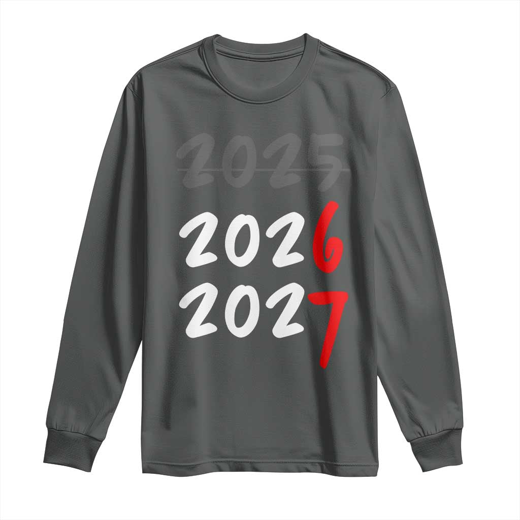 67 Six Seven Meme Long Sleeve Shirt New Year 2026 Gen Alpha Slang - Wonder Print Shop