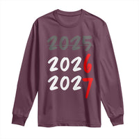 67 Six Seven Meme Long Sleeve Shirt New Year 2026 Gen Alpha Slang - Wonder Print Shop