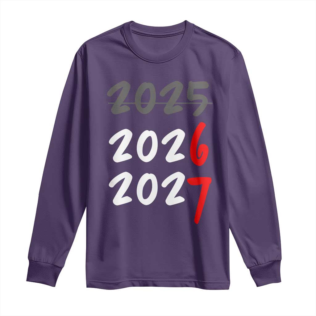 67 Six Seven Meme Long Sleeve Shirt New Year 2026 Gen Alpha Slang - Wonder Print Shop