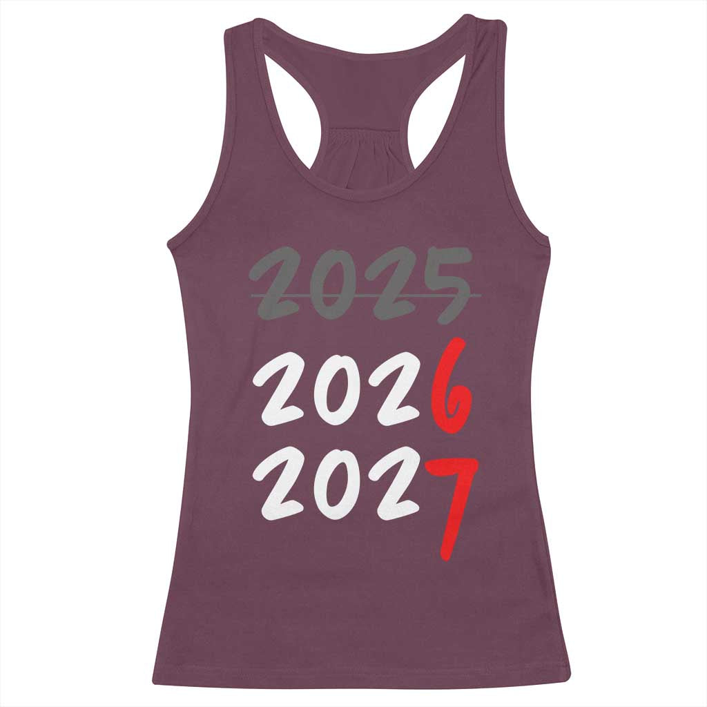 67 Six Seven Meme Racerback Tank Top New Year 2026 Gen Alpha Slang - Wonder Print Shop
