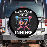 Funny Six Seven Meme Spare Tire Cover 67 Number Sports American Football Ice Cream Drip - Wonder Print Shop