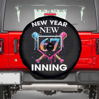 Funny Six Seven Meme Spare Tire Cover 67 Number Sports American Football Ice Cream Drip - Wonder Print Shop