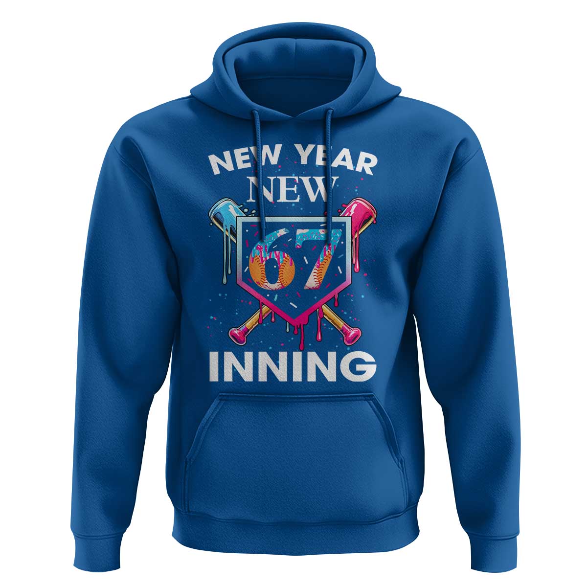 Funny Six Seven Meme Hoodie 67 Number Sports American Football Ice Cream Drip - Wonder Print Shop