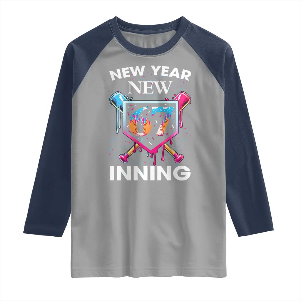 Funny Six Seven Meme Raglan Shirt 67 Number Sports American Football Ice Cream Drip - Wonder Print Shop