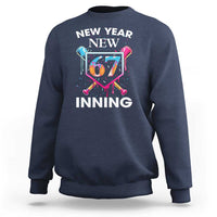 Funny Six Seven Meme Sweatshirt 67 Number Sports American Football Ice Cream Drip - Wonder Print Shop
