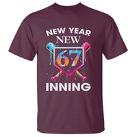 Funny Six Seven Meme T Shirt 67 Number Sports American Football Ice Cream Drip - Wonder Print Shop
