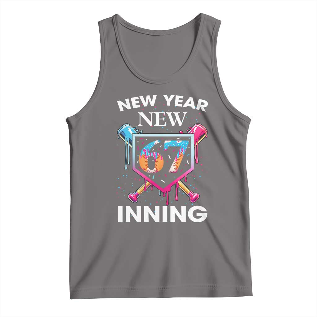 Funny Six Seven Meme Tank Top 67 Number Sports American Football Ice Cream Drip - Wonder Print Shop