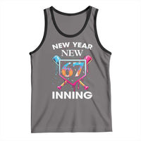 Funny Six Seven Meme Tank Top 67 Number Sports American Football Ice Cream Drip - Wonder Print Shop