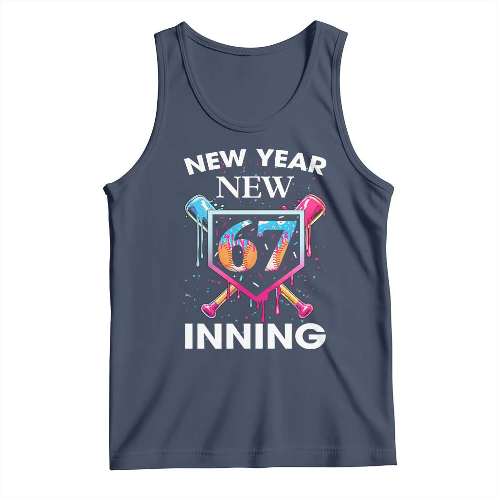 Funny Six Seven Meme Tank Top 67 Number Sports American Football Ice Cream Drip - Wonder Print Shop