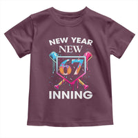 Funny Six Seven Meme Toddler T Shirt 67 Number Sports American Football Ice Cream Drip - Wonder Print Shop