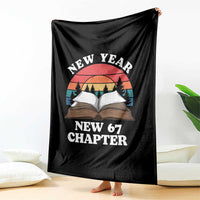 Funny Six Seven Meme Throw Blanket New Year New 67 Chapter - Wonder Print Shop